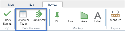 Data Reviewer toolbar Data Reviewer toolbar